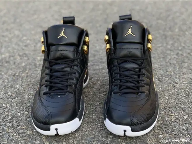 Cheap AO6068-007 'Reptile' Jordan 12 Metallic Retro Gold-White Black Air 0509